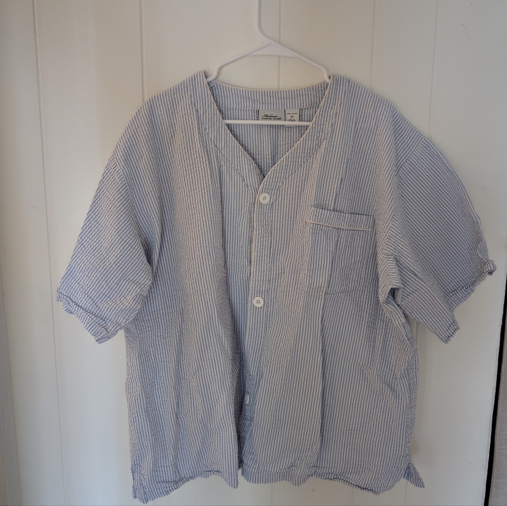 Vermont Country Store Striped Button Down
